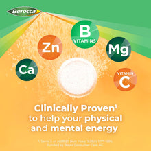 Load image into Gallery viewer, Energy Vitamin with 12 Essential Vitamins and Minerals to Help Support Physical Energy and Mental Sharpness, Orange Flavour, 15 Effervescent Tablets
