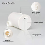 Portable Air Pump with 3600Mah Battery Rechargeable Pump with Mobile Phone Charger -Quick Inflate Deflate for Air Mattress, Air Bed, Pool Toys, Floats, Swimming Ring, Vacuum Bags