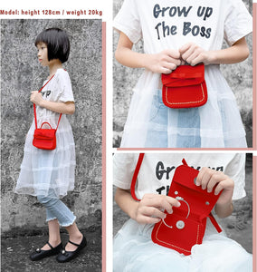 Girls Mini Shoulder Bag Little Girls Handbag with Bow Knot Mini Flap Bag Purse Small Wallet Bag Crossbody Bag for Girls Kids Toddler Age 2-5 Years Old Height 80-110Cm/31.5"-43.3"