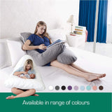 Australian Made Pregnancy/Maternity/Nursing Pillow Body Feeding Support Pillowcase (Lilac Pillowcase ONLY)