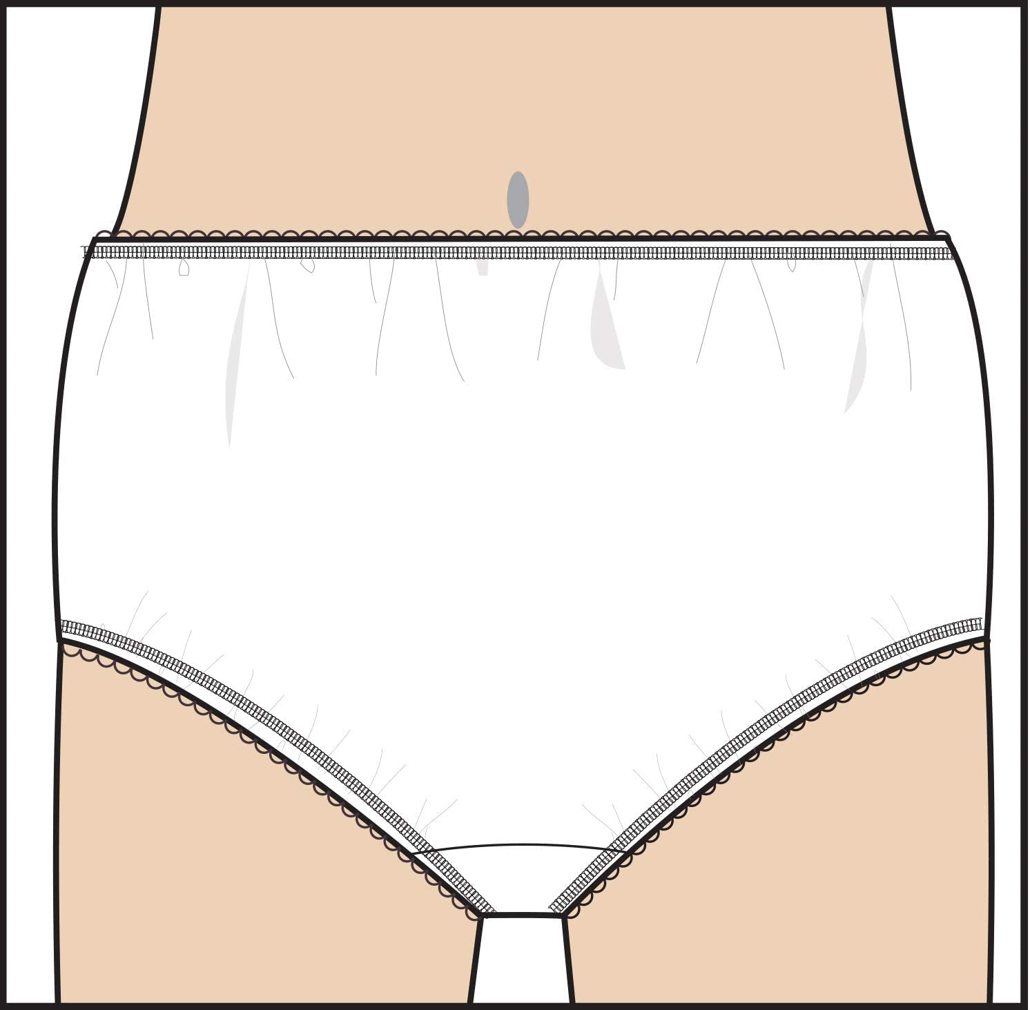 Little Girls' Minnie Seven-Pack of Brief Underwear