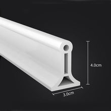 Load image into Gallery viewer, Collapsible Shower Water Dam Threshold Bathroom Water Stopper Flood Barrier Silicone Water Dam inside Dry and Wet Separation for Sink or Shower with Magnetic Strip,160Cm
