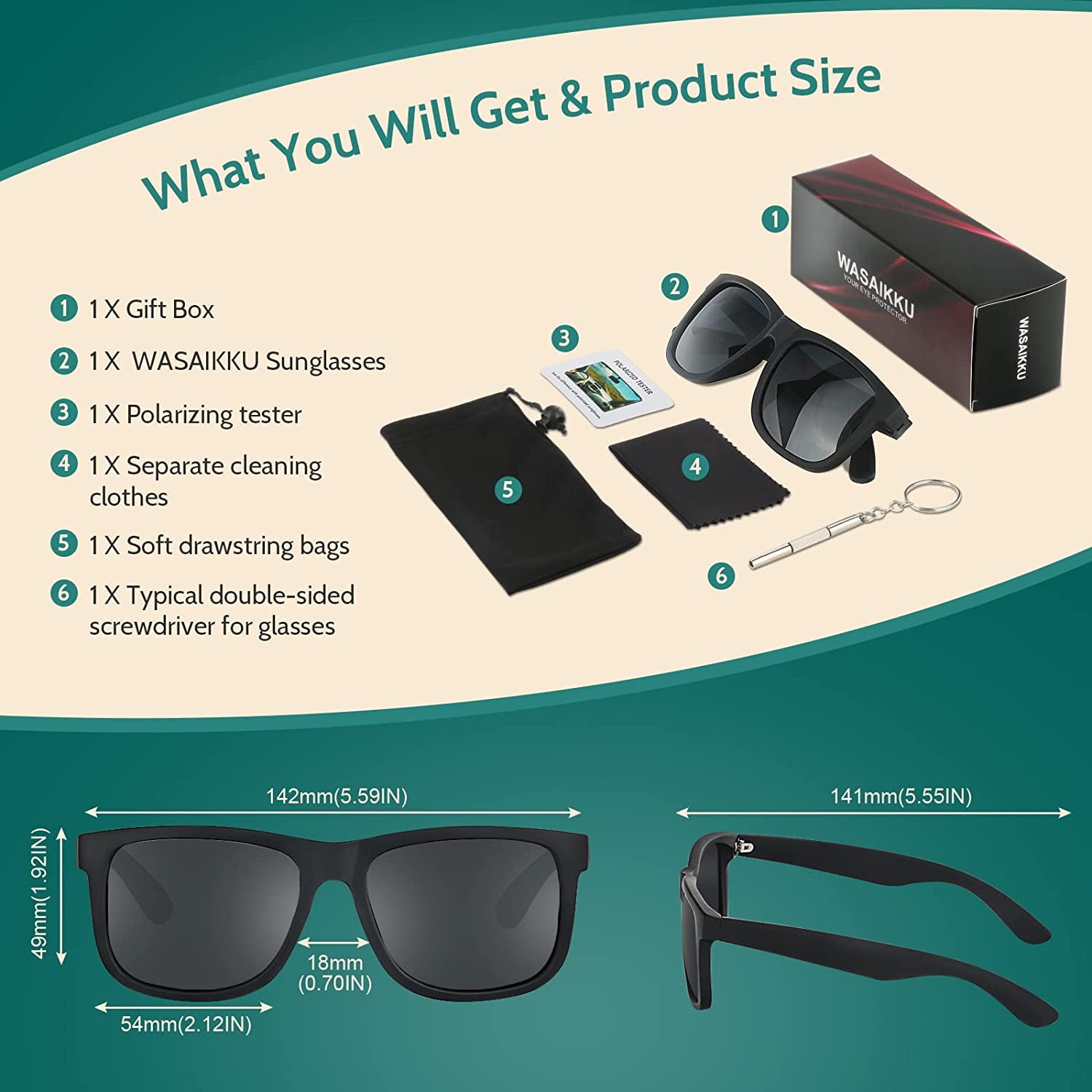 Polarized Sunglasses for Men Women Classic Fashion Sunglasses Baseball Cycling Driving Fishing Golf Mens Sunglasses with UV Protection A306