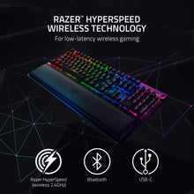 Load image into Gallery viewer, RZ03-03531700-R3M1 Blackwidow V3 Pro Wireless Mechanical Gaming Keyboard with Yellow Switch US Layout
