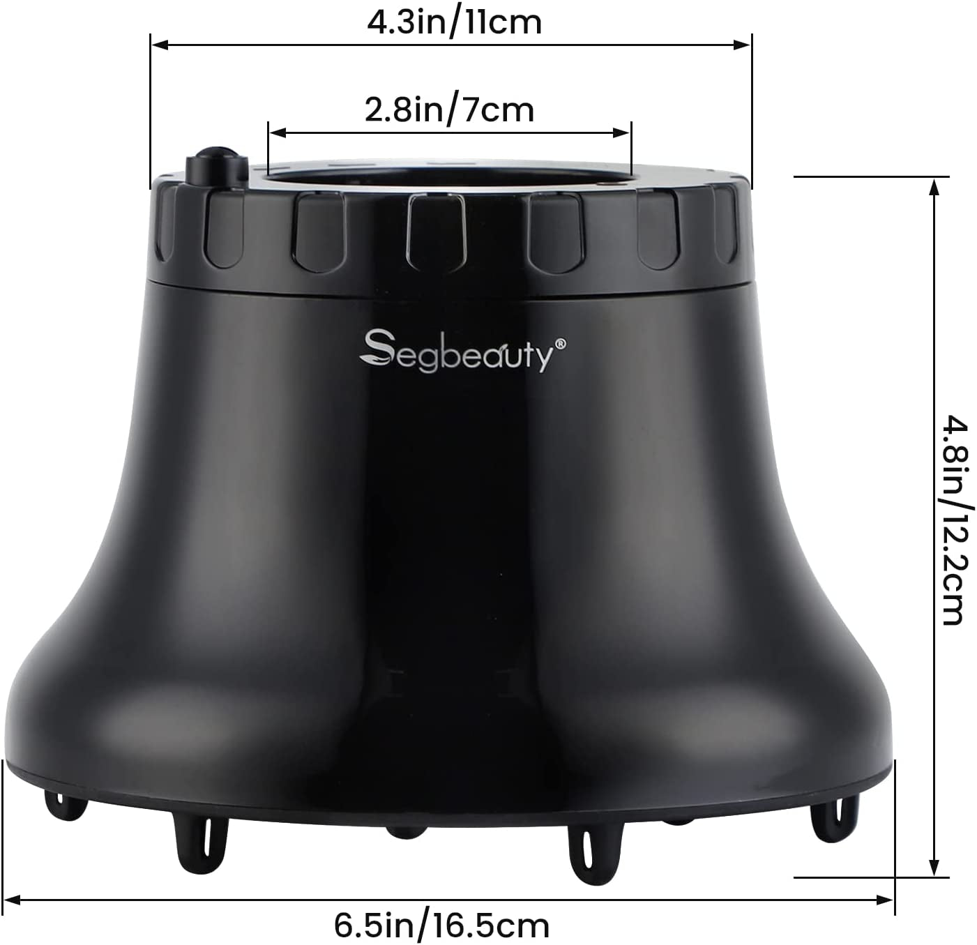 Universal Curly Hair Diffuser, Adaptable Hair Diffuser Attachment for Hair Salon Quality Hairstyling Tool Hair-Protective Frizz-Free Fast-Drying for Dryers with 1.58 to 2.48 Inches Nozzle