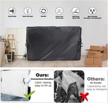Load image into Gallery viewer, Mattress Bags Queen Size for Moving and Storage, Waterproof Heavy Duty Reusable Mattress Protector Moving Supplies,4 Durable Handles and Strong Zipper Mattress Cover Black
