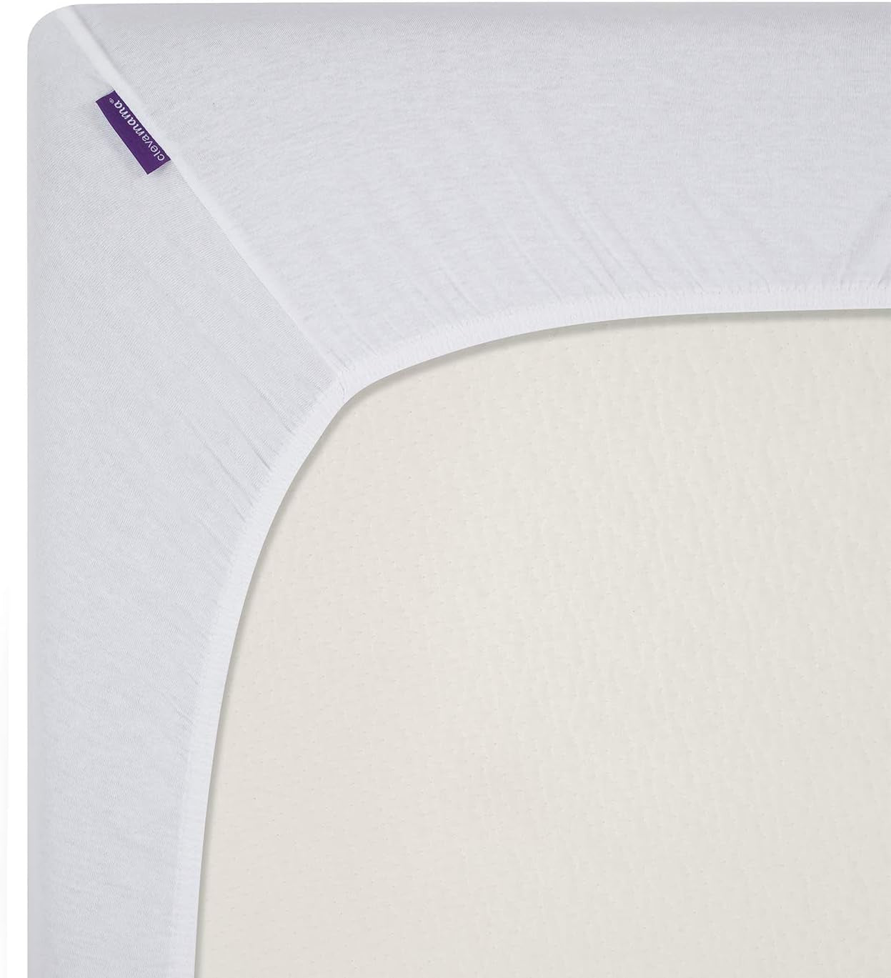 Waterproof Mattress Protector, Cotton Fitted Sheet for Small Double Bed - White 120X190X30 Cm