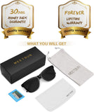 Polarized Sunglasses for Women Men Classic Retro Designer Style
