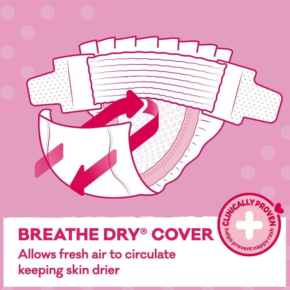 Ultra Dry Nappies Girls Size 4 (10-15Kg) 36 Count