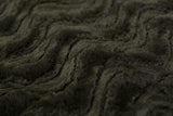 Luxurious Faux Fur 500GSM Electric Heated Coral Fleece Throw Rug Snuggle Blanket Reversible Adjustable 9 Heat Settings with LED Display Detachable Controller - 160X120Cm (Charcoal)