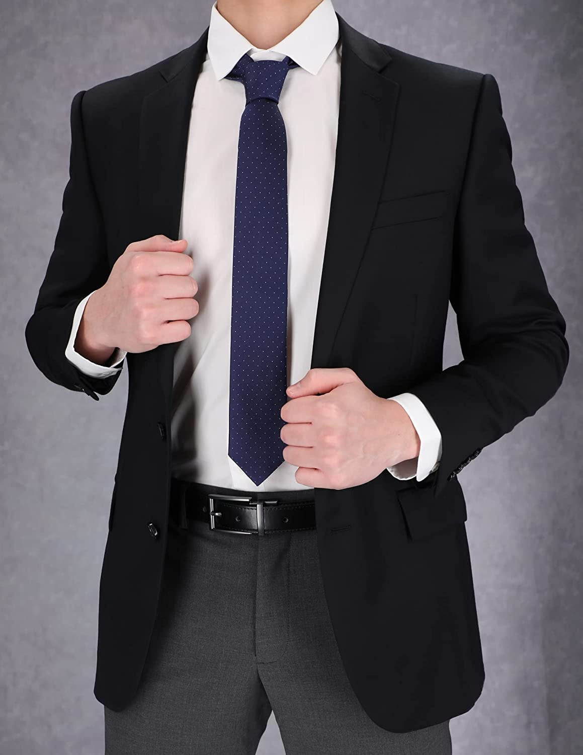 Men'S Dress Casual Every Day Leather Belt