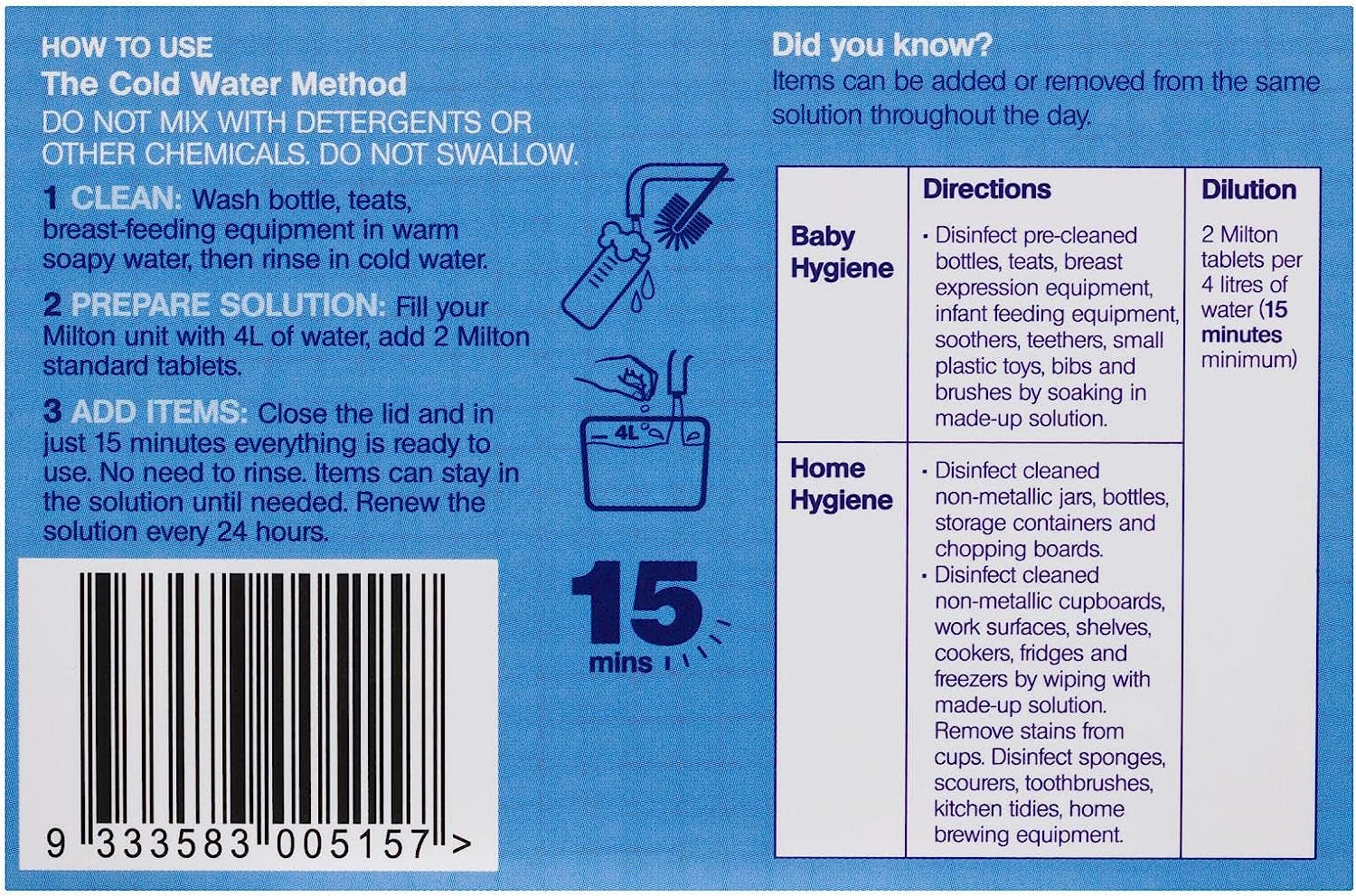 Antibacterial Tablets 30 Pack