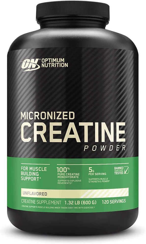 Creatine Powder, Unflavored, 600G