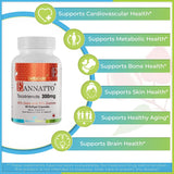 E Annatto Tocotrienols Deltagold 300Mg, Vitamin E Tocotrienols Supplements 60 Softgel Capsules, Tocopherol Free, Supports Immune Health & Antioxidant Health (90% Delta & 10% Gamma)
