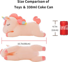 Load image into Gallery viewer, Pink Unicorn Stuffed Animal Plush Toy,40Cm Cute Soft Unicorn Plushies Toy Pillow Doll,Kids Baby Girl Birthday Party Gift.
