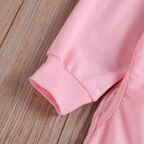 Toddler Girls Clothes Winter Warm Long Sleeve Tops+Long Pants Set