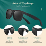 Polarized Sunglasses for Men Women Classic Fashion Sunglasses Baseball Cycling Driving Fishing Golf Mens Sunglasses with UV Protection A306
