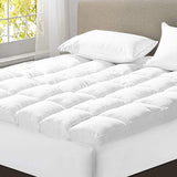 Queen Prime Pillowtop Mattress Topper Underlay Pad Mat Cover Q