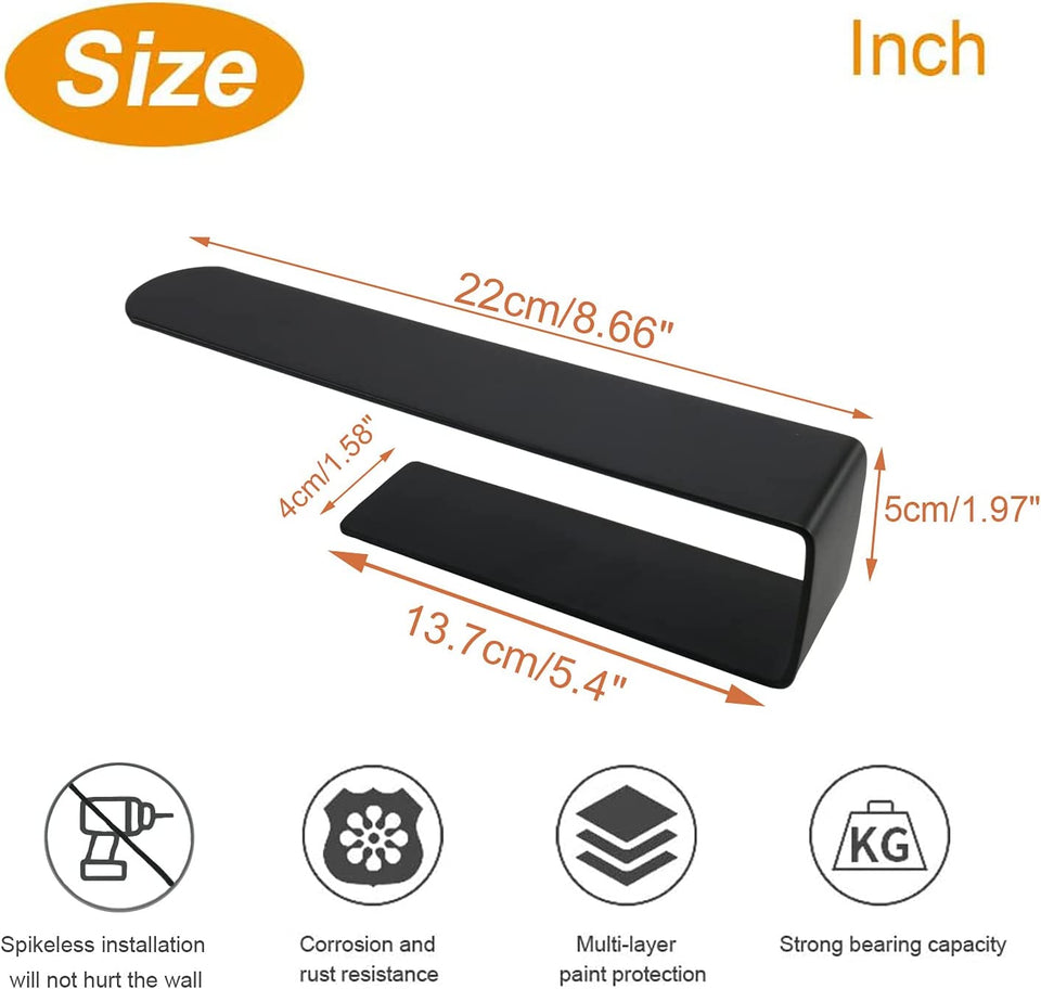 Hand Towel Bar/Towel Ring, No Drilling Stick on Wall Hand Towel Holder, SUS 304 Stainless Steel Hand Towel Rod, Strong Self Adhesive Hand Towel Hanger/Rack for Bathroom Kitchen