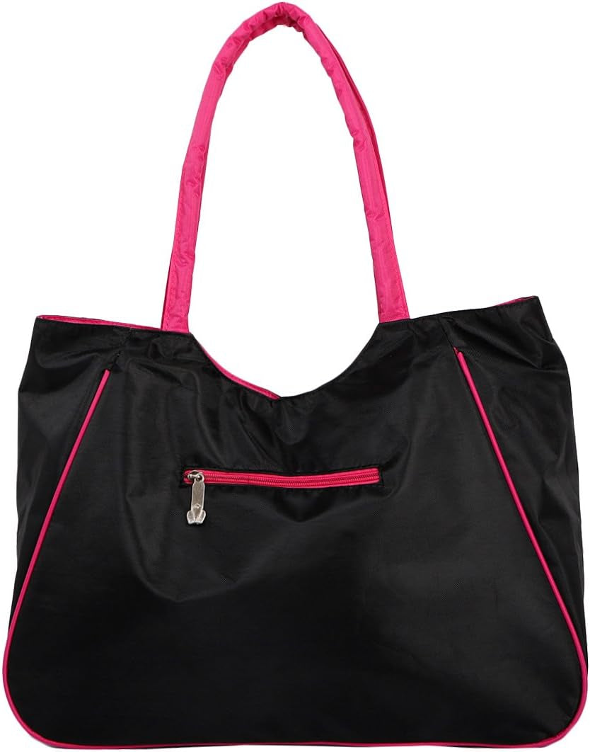 Girl'S Water Resistant Ballet Dance Shoulder Bag Handbag + Beauty Pouch