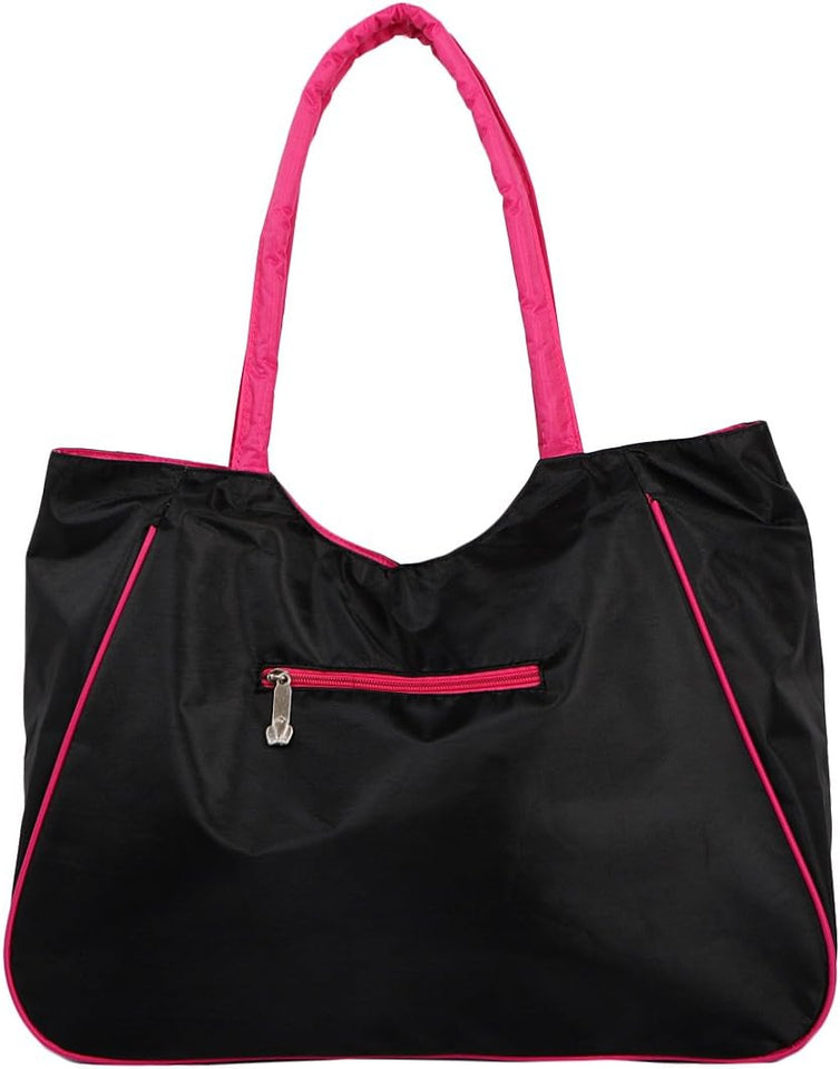 Girl'S Water Resistant Ballet Dance Shoulder Bag Handbag + Beauty Pouch