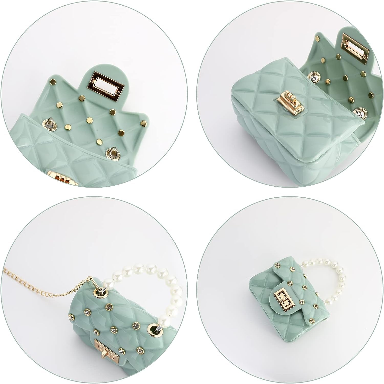Little Girls Crossbody Purses Toddler Mini Cute Princess Handbags Mini Casual Messenger Shoulder Bag