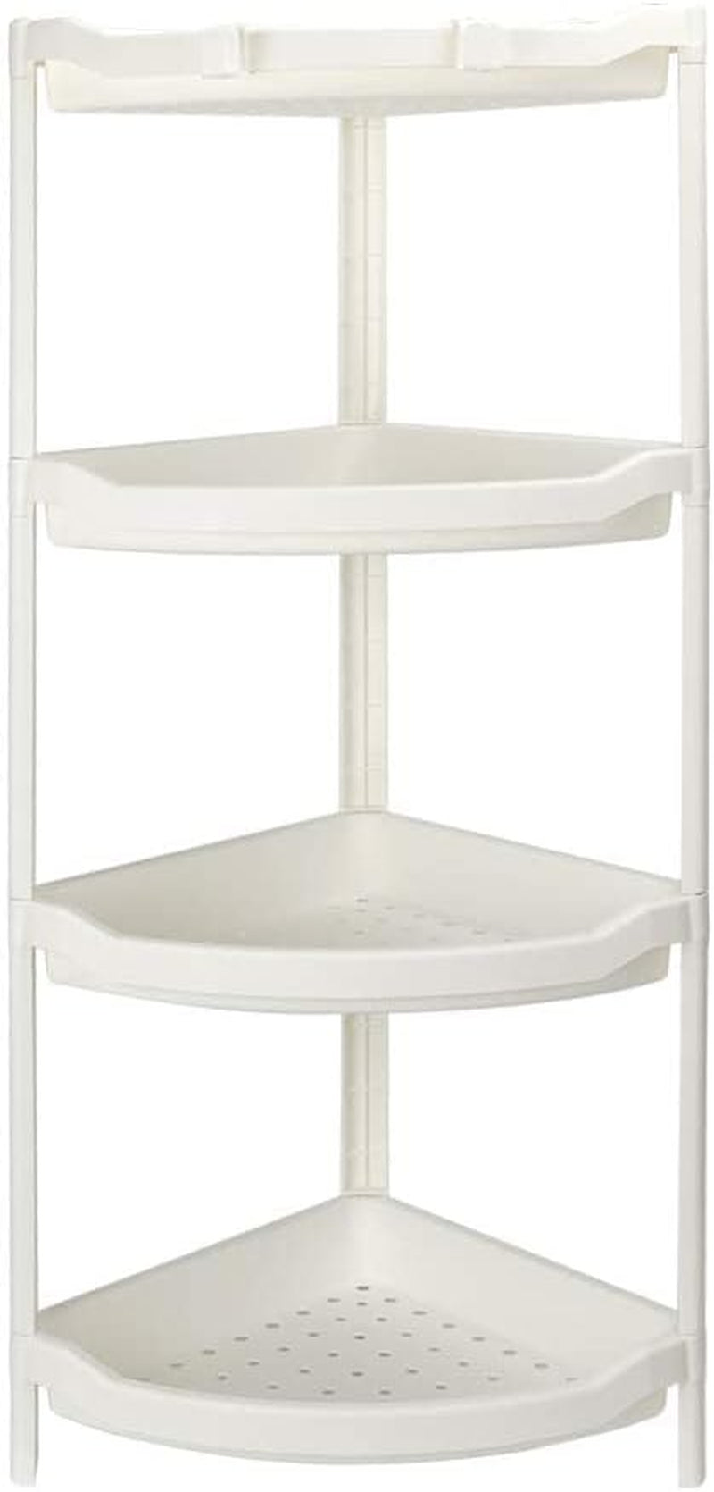 4 Tier Shower Rack Telescopic Bathroom Adjustable Corner Caddy Shelf Storage