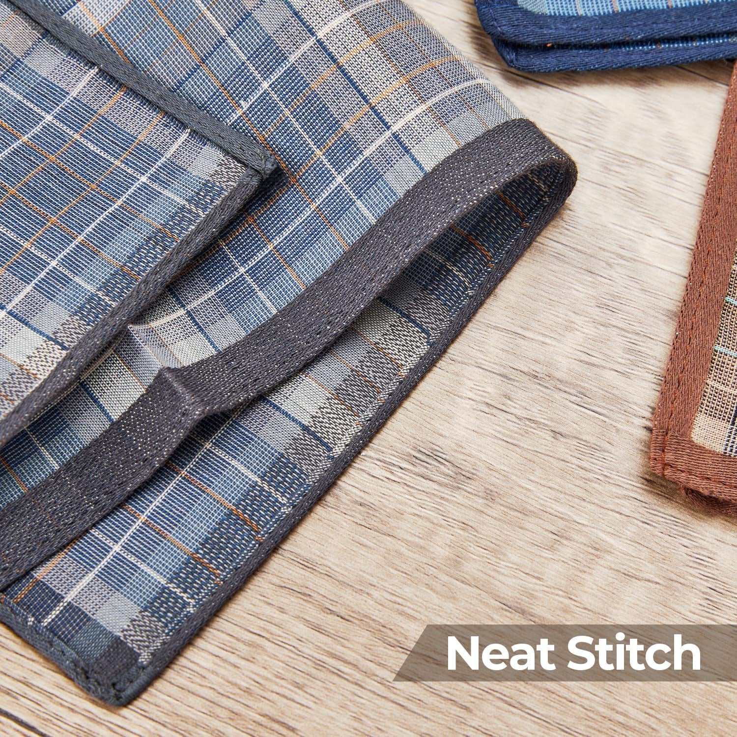 Men'S Handkerchiefs, 100% Pure Cotton Handkerchiefs Pocket Square Hankies, Great Gifts for Men Father