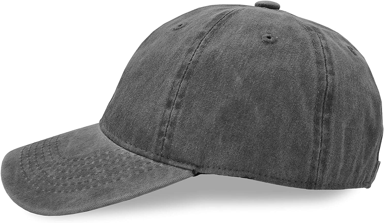 Baseball Cap, Ultrekey Washed Cotton Adjustable Sport Outdoor Sun Cap Unisex Hip Hop Casual Hat Snapback Cap