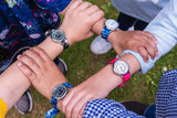 Learn the Time Past/To Girls Watch Pink Camo #ERW-WP-PT-PC