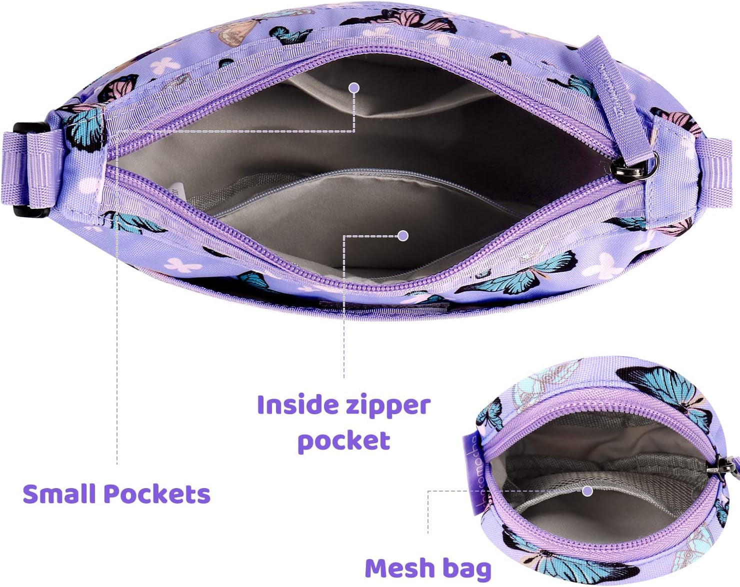 Girls Crossbody Purse for Kids