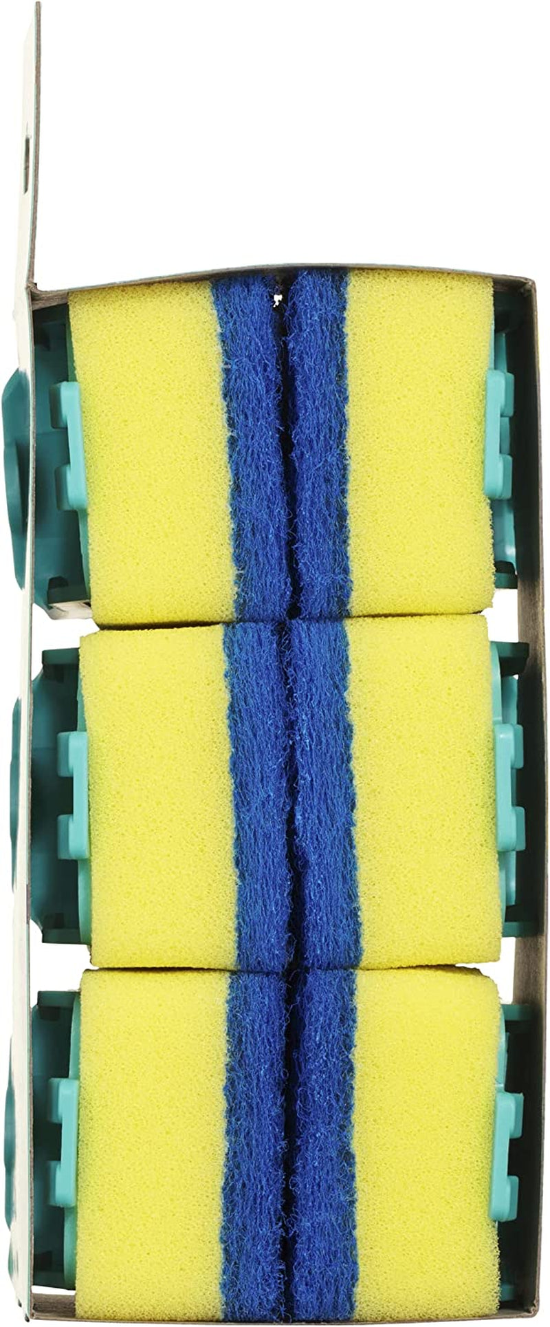 Dishwand Sponge Scourer Refill, Non-Scratch, 6 Count