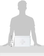 Load image into Gallery viewer, First Aid Box 32X19,5X20Cm in White, Metal, 32 X 19.5 X 20 Cm
