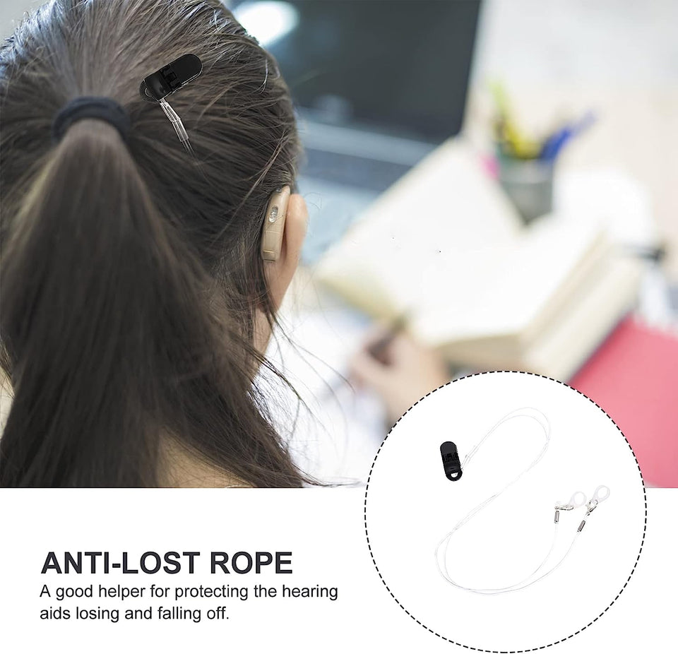 Clip Anti- Lost Lanyard Holder with anti Lost Lanyard Cord Security Clip for Adults Seniors Kids Anti- Lost Ropes