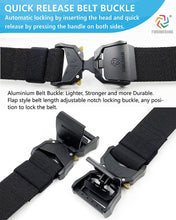 Load image into Gallery viewer, Men&#39;S Belts,  Tactical Belt for Men&#39;S Jeans, 1.5&quot; Stretch Nylon Web Work Belt with Heavy Duty Quick Release Buckle (Length 49&quot;)
