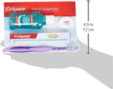 Travel Essentials Kit, 1 Pack, Toothbrush, Toothpaste, Mouthwash, Floss and Travel Bag Pack