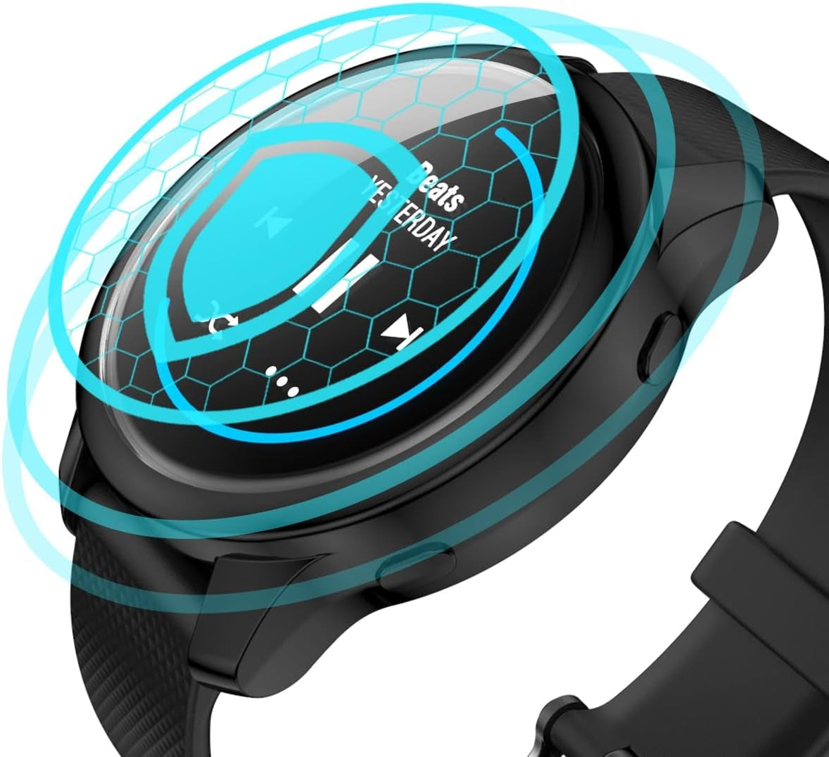 Plating Protective Case for Garmin Venu 2 / 2S Protector Frame Cover Soft TPU Shell for Garmin Vivoactive 4S / 4 Smartwatch Case