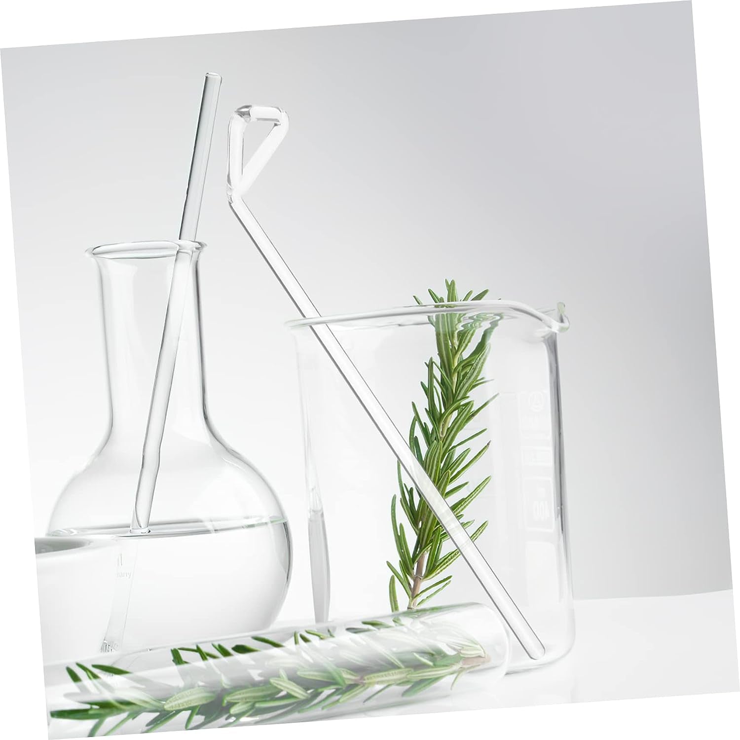 2Pcs Diffuser Cell Spreader Bars Cell Spreading Bar Science Experiment Kit Chemistry Glass Stick Cell Spreaders Glass Boom Transparent Triangle Cell Spreader