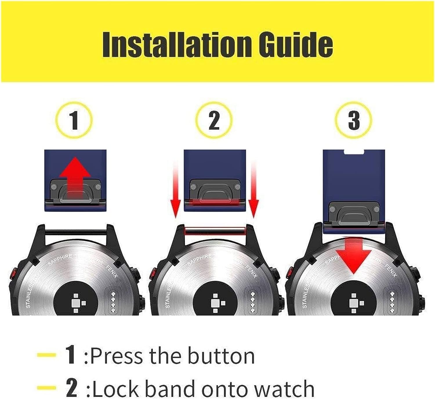 for Garmin Strap 22Mm 26Mm Quickfit Watchbands (Color : Green, Size : 22MM)
