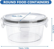 Load image into Gallery viewer, [10 Pack]  Meal Prep Containers, Salads Bowls with Leak Proof Lids - Airtight Food Storage Container, Freezer Containers, Bento Lunch Boxes for Fridge Organiser, Kitchen Storage &amp; Organisation (10)
