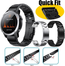 Load image into Gallery viewer, 22 26Mm Titanium Alloy Metal Quick Release Watchband Straps for Garmin Fenix 7 7X 6 6X Pro 5 5X plus Instinct 2 Easyfit Bracelet
