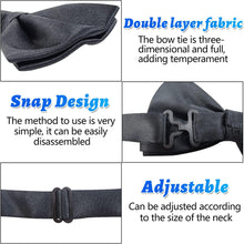 Load image into Gallery viewer, Elegant Pre-Tied Adjustable Men&#39;S Bow Tie for Boys

