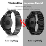 22 26Mm Titanium Alloy Metal Quick Release Watchband Straps for Garmin Fenix 7 7X 6 6X Pro 5 5X plus Instinct 2 Easyfit Bracelet