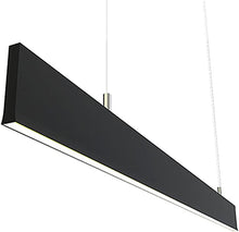Load image into Gallery viewer, Linear LED Pendant Light Black 30W 1200(L) X15(W) X75(H) with Sensor Options Allure 1575 Series Ceiling Light for Kitchen/Island/Dining Room/Office (3000K Warm White with Sensor)
