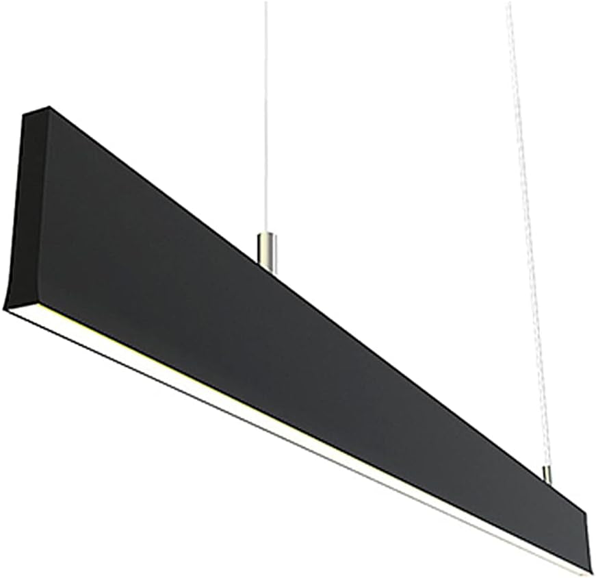 Linear LED Pendant Light Black 30W 1200(L) X15(W) X75(H) with Sensor Options Allure 1575 Series Ceiling Light for Kitchen/Island/Dining Room/Office (3000K Warm White with Sensor)