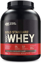 Load image into Gallery viewer, Gold Standard 100% Whey Protein Powder, Double Rich Chocolate, 2.27Kg
