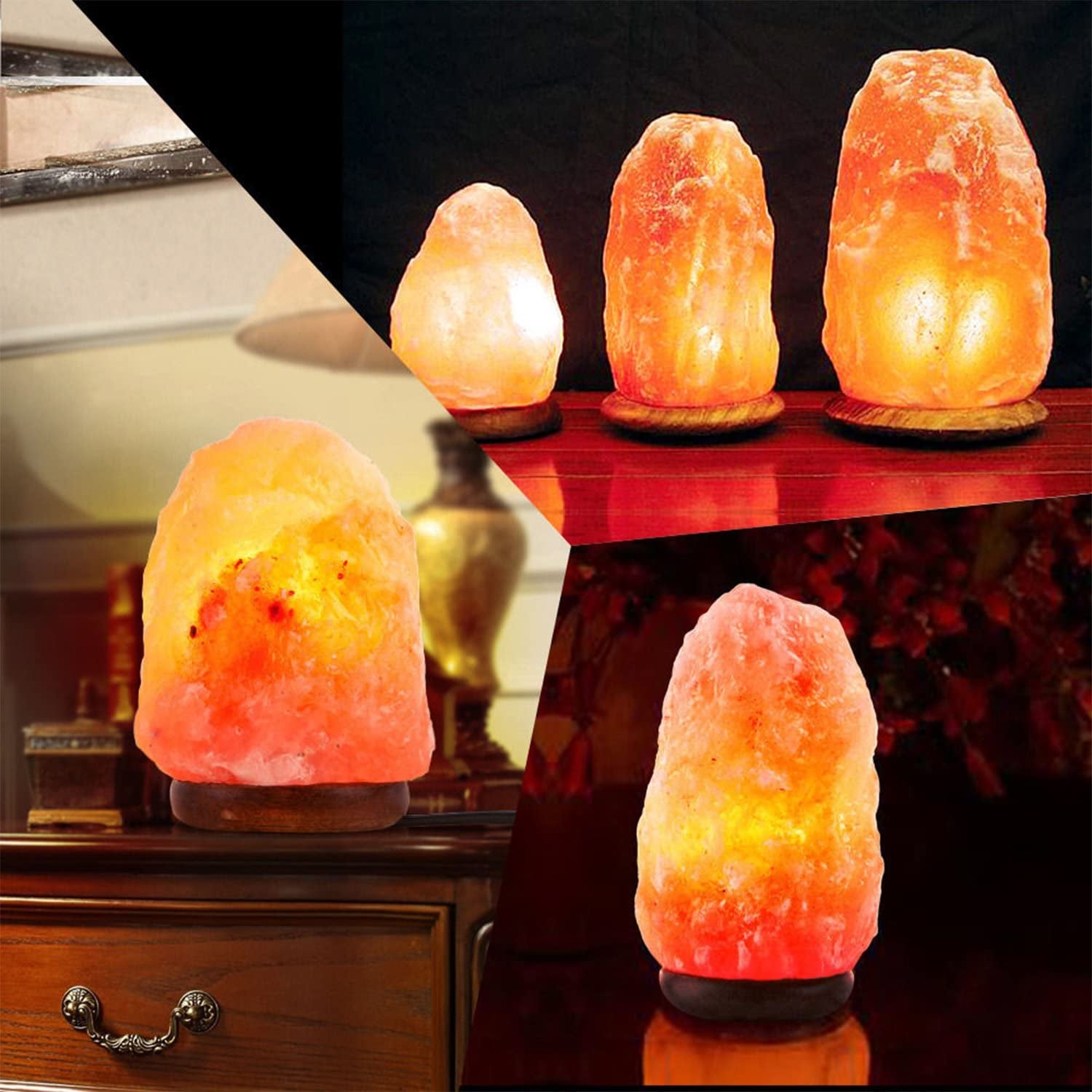 [Original Replacement] Long Lasting 15 Watt Dimmable E14 Socket Incandescent Candelabra Salt Lamp Bulb - Value Pack of 12