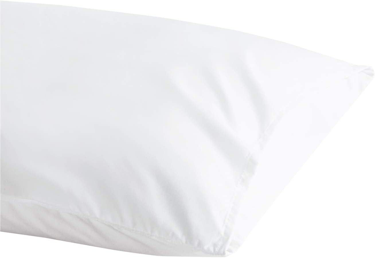 - Pair of Standard Pillowcases, 1000TC Ultra Soft Microfiber (White, Standard Size 48X74 Cm)