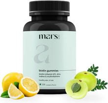 Load image into Gallery viewer, Biotin Gummies | Wholesome Supplement for Hair, Skin &amp; Nails with Zinc | Cranberry Flavour | 30 N
