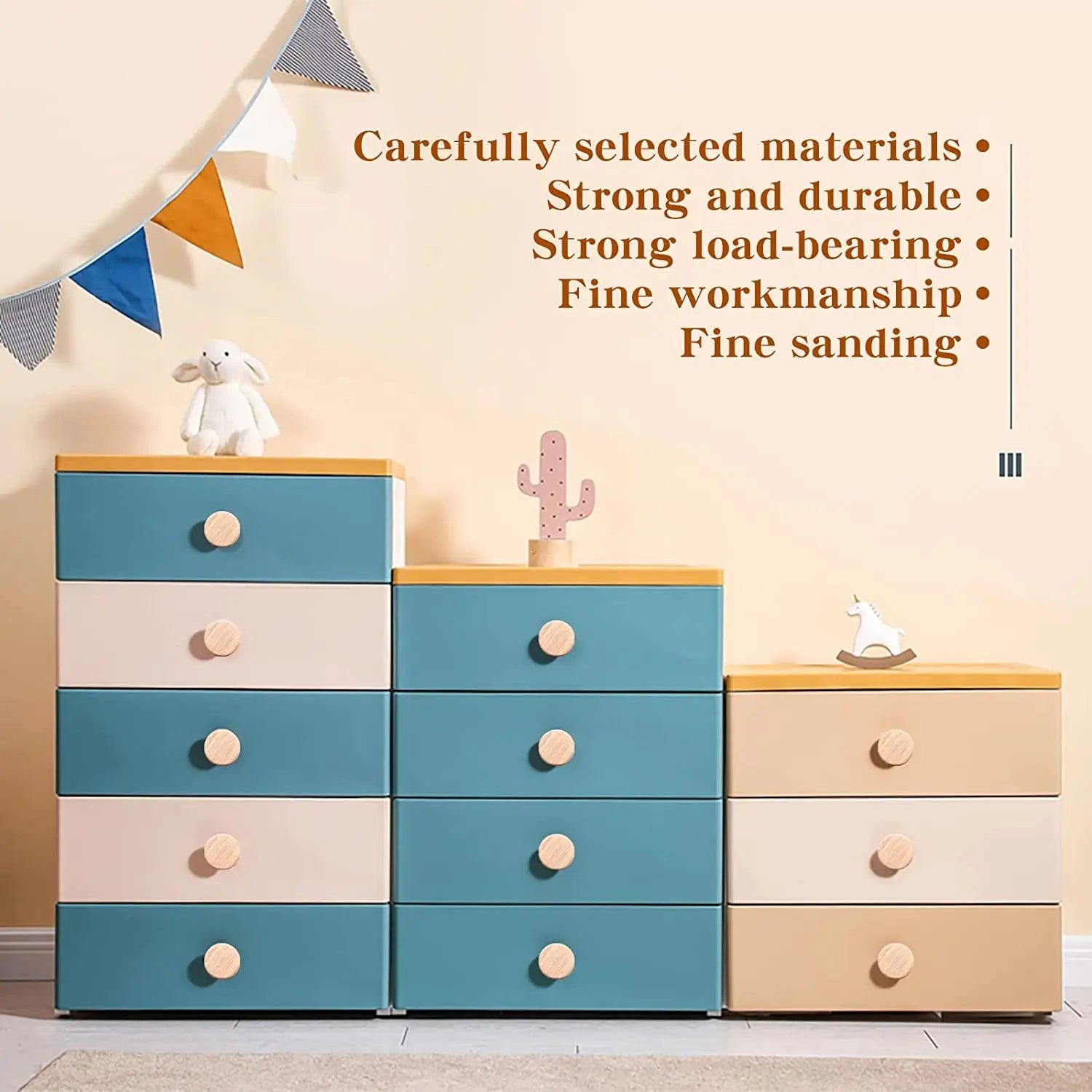 Cabinet Furniture Drawer Knobs round Wood Drawer Handles Drawer Pull Cabinet Knob 35Mmx25Mm Pack of 20